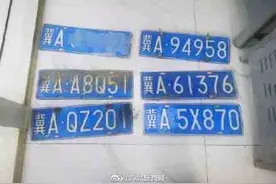 暴雨冲走了谁家的车牌？石家庄交警喊你速来认领车牌图片