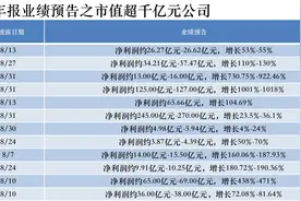 半年报抢先看 | 35家公司业绩预增超10倍，京东方A、赣锋锂业龙头效应明显图片