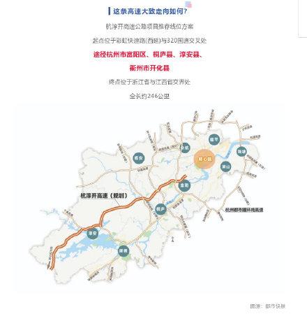 杭州城区到千岛湖将新增一条高速公路！这条“快车道”经过你家吗？