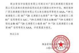评级观察 | 北部湾银行获维持“AAA”评级 个人按揭贷款超标面临转型压力图片