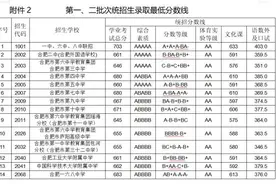 刚刚！合肥一六八联招线：703分！填报这些学校的学生需要参加摇号图片