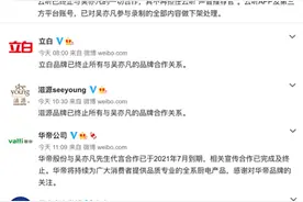 风波中的吴亦凡：约十个品牌紧急划清界限、商业版图仅剩1家公司图片
