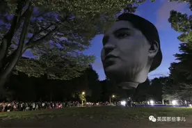 人头气球之后，东京又来个“巨型恐怖人偶”，简直群魔乱舞图片