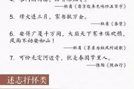 中考虽然结束了，但是知识积累不能停！人民日报精选12类100句经典诗句图片