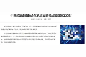娄昆：致敬逆行者们，巴基斯坦城轨竣工交付图片