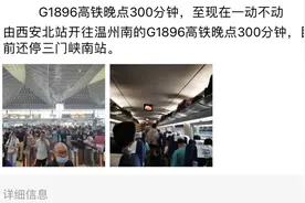 “高铁停在三门峡南站好几个小时一动不动”，因郑州地区强降雨，多趟列车受影响图片