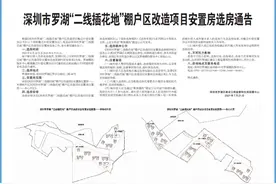 深圳市罗湖“二线插花地”棚户区改造项目安置房选房通告图片