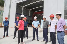 桂林市副市长赵奇玲一行到龙城高速项目现场调研图片