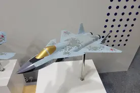 酷似歼20：米格设计局展示舰载五代机模型图片