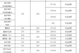 成都艺术职业大学2021年四川省艺体类本科一批招生调档线出炉图片