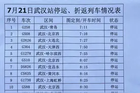 武汉站134趟列车停运、折返！部分快递暂停图片