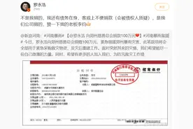 向郑州慈善总会捐款100万元？罗永浩回应：不是我捐的图片