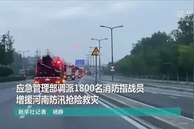 关注河南强降雨丨应急管理部调派1800名消防指战员增援河南防汛抢险救灾视频封面