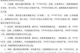 江苏5市市长拟调整图片