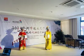 平湖林埭传统戏曲进社区，传唱美丽城镇生活美图片