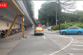 五山路与广园路交叉口立交将改造，增西往北、北往东地面左转车道图片