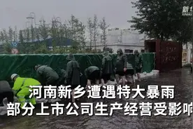河南新乡遭遇特大暴雨 部分上市公司生产经营受影响视频封面