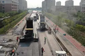 铺筑通途，济南市商河县19条开工道路背后图片