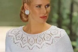 知夏：清新百搭的夏季女士短袖套头衫（有编织图解）图片