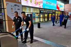 联盟播报·萧山丨杭州南站到达层设三道屏障图片