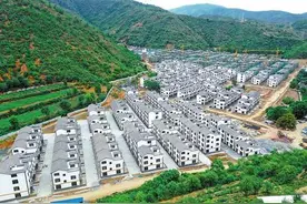 玉昆项目村庄搬迁安置点建设近尾声图片