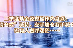 “清仓式”减持、左手加仓右手减仓……这些基金经理的奇特操作为哪般？图片