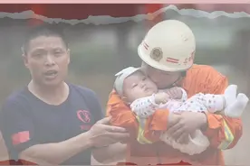 泪目！河南暴雨中那些感人瞬间图片