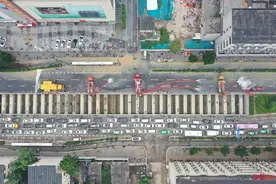 逃出郑州京广北路隧道图片