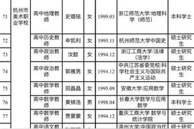 哇！首批“00后”教师来了！她是杭州最小的高中老师图片