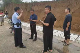网传新郑市暴雨冲出汉代古墓 新郑市文物部门：已加强对该遗址巡查保护图片
