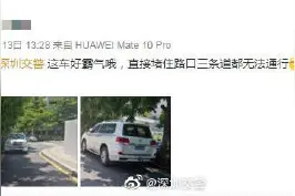 网友举报小车“霸气”堵路，后续处罚结果来了图片
