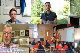 暖心！在甘国际友人寄语中国送祝福图片