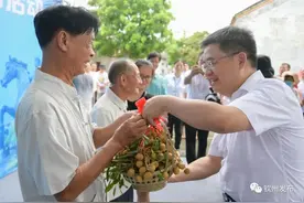 王雄昌出席三宣堂“英雄果”爱心竞拍活动图片