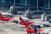 受台风“烟花”影响 重庆机场往返杭州上海宁波航班全部取消图片