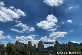 蓝天上的大“棉花糖”！济南的天空太美了吧图片