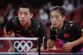 乒乓球混双：许昕/刘诗雯3-4不敌日本组合 获得银牌图片