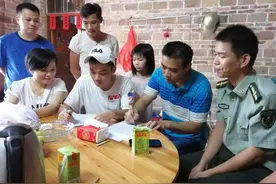 石和镇：回访落选青年 助力征兵工作图片