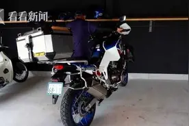 骑上我心爱的小摩托！日本男子骑行550公里去现场看奥运图片