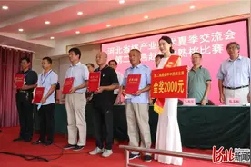 河北省第二届燕赵杯中熟桃比赛在顺平举行图片
