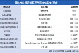 湖北·观察｜武汉光谷1亿元招揽全球顶尖人才 70个百万年薪岗位虚位以待图片