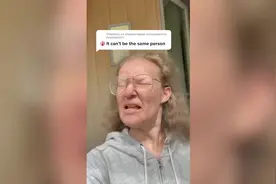 俄罗斯女网红化妆前后相差巨大 网友不信是同一人图片