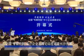 全国“专精特新”中小企业高峰论坛在湖南长沙开幕视频封面