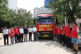 革命老区送来关爱 湖北红安县向郑州市捐赠价值50万元红薯面条图片