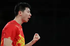 马龙4-1强势挺进奥运乒乓球男单半决赛图片