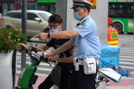 广州严查外卖电动自行车交通违法，今年已查处6.5万宗图片