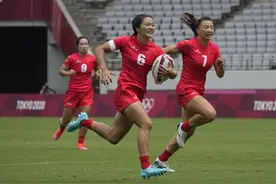 29比0！女子七人制橄榄球赛场，中国击败日本获首胜图片