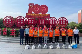 西乡县：“关爱保洁员 夏季送清凉”图片