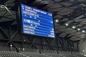 东京奥运会：何冰娇陈雨菲会师羽毛球女单半决赛图片