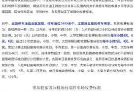 20分钟免费停放！胶东国际机场停车场停车服务收费标准出炉图片