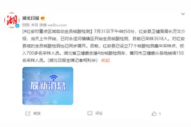 湖北红安县永佳河镇镇区启动全员核酸检测图片